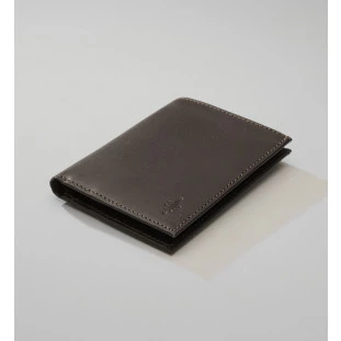 CARTEIRA MASCULINA ANTIFURTO EM COURO LEGÍTIMO CHOCOLATE CAPRI